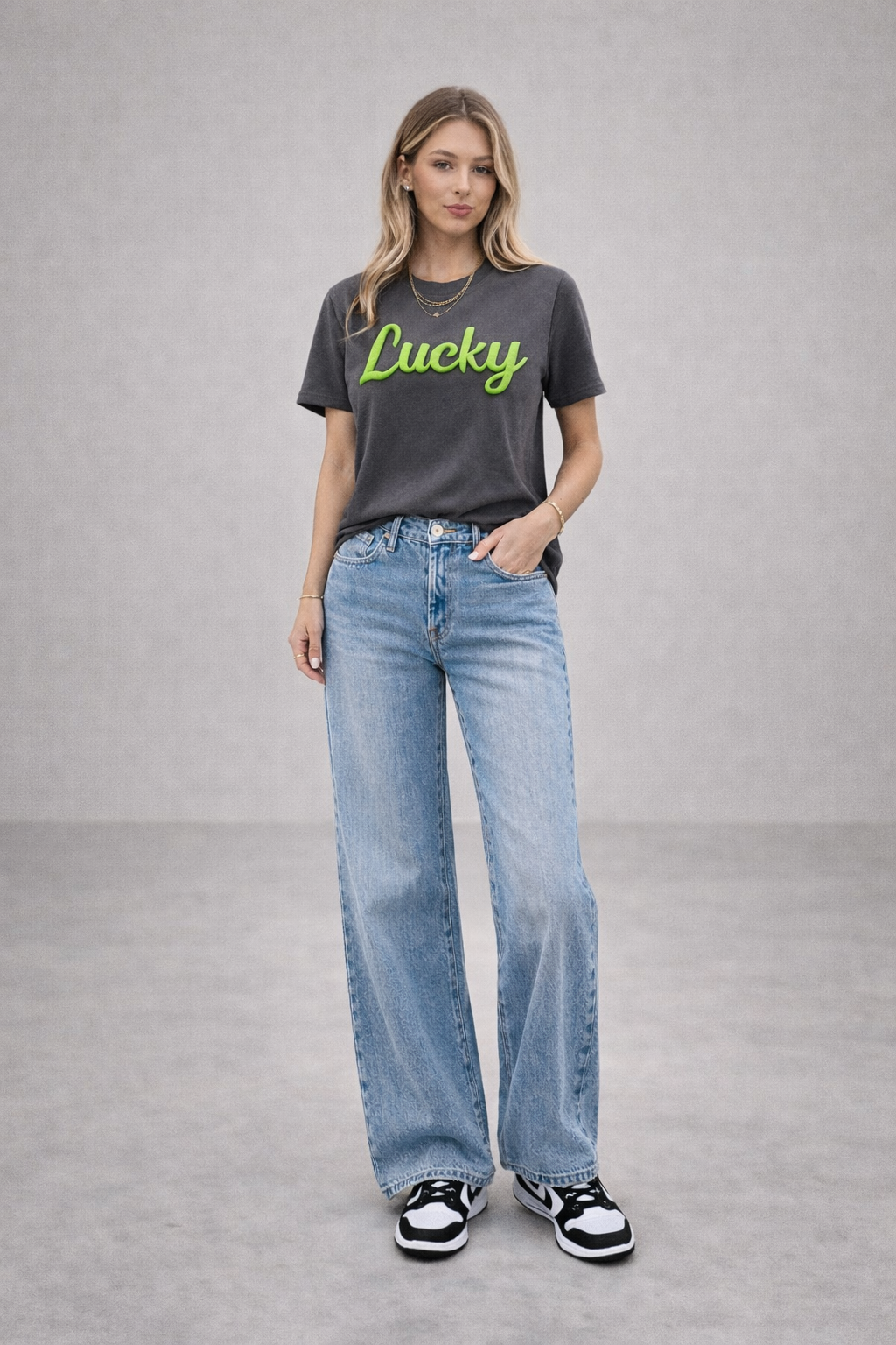 Lucky 3D Puff Tee- Limited Stock-
