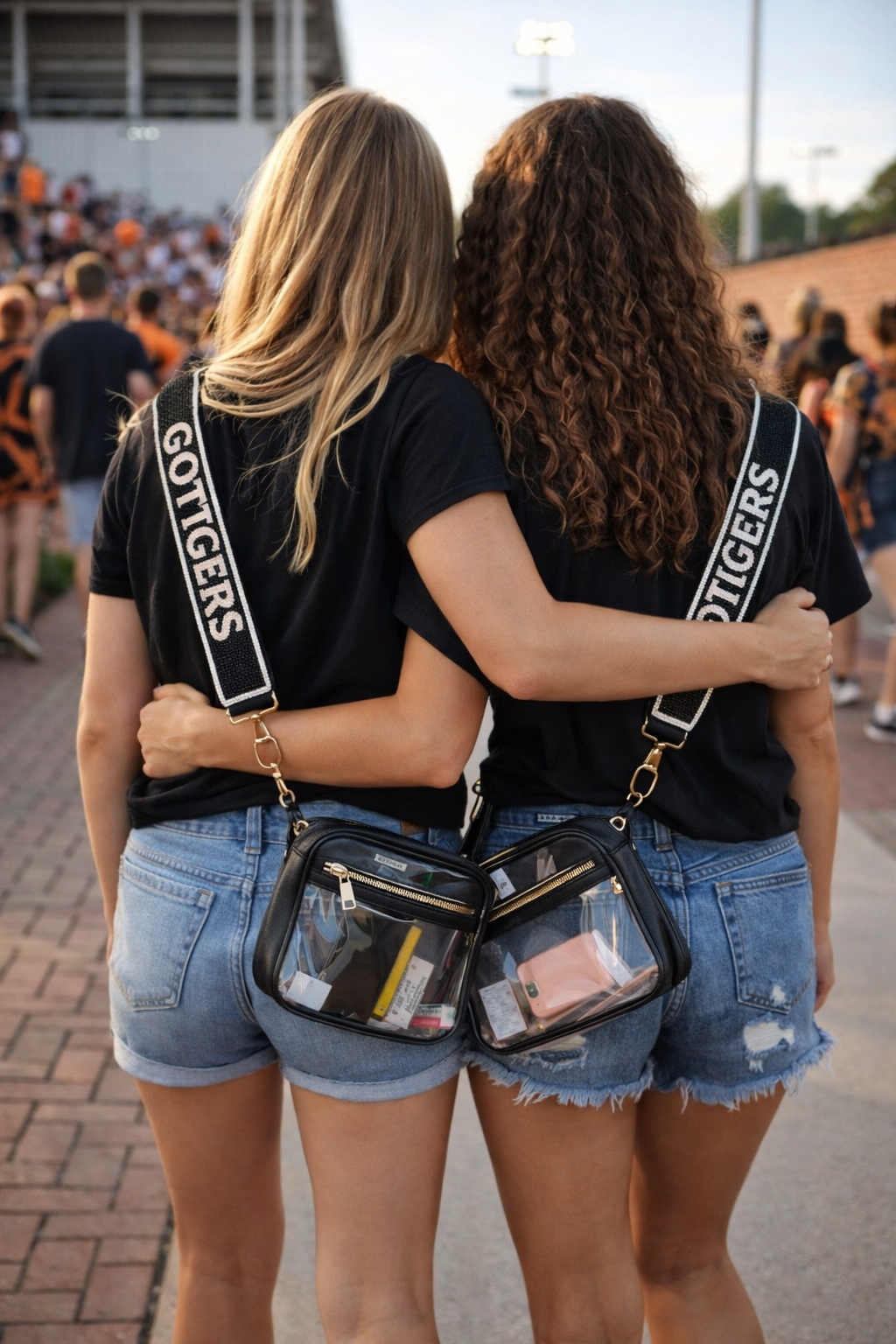 Go Tigers Beaded Purse Strap