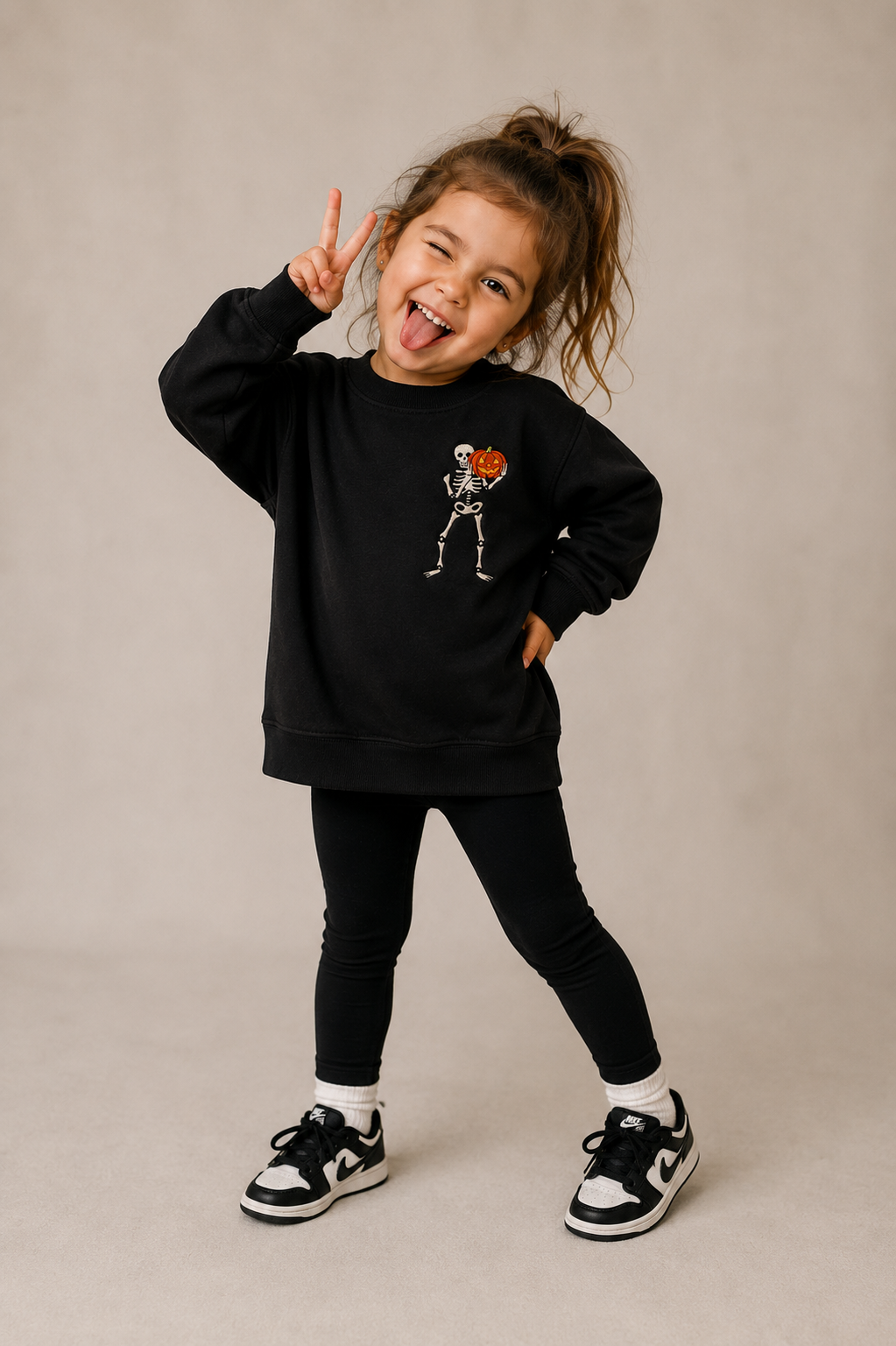 Skeletons Love Pumpkins Too Crewneck- All Sizes