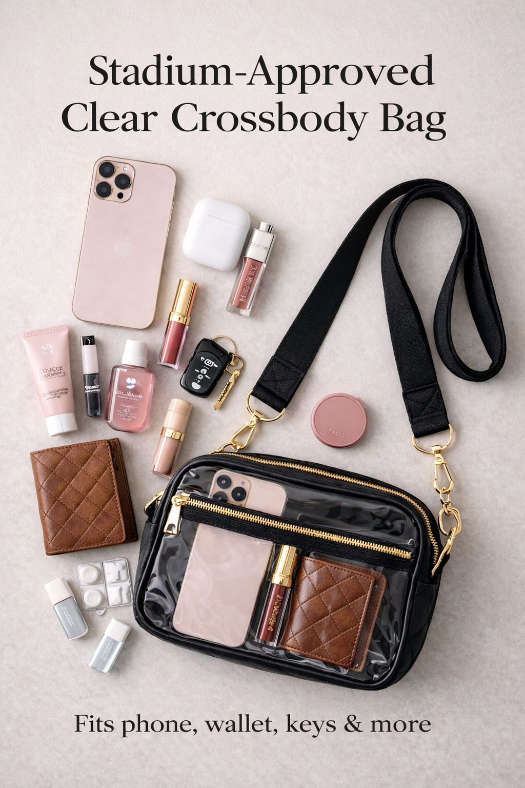 Stadium Approved Clear Purse