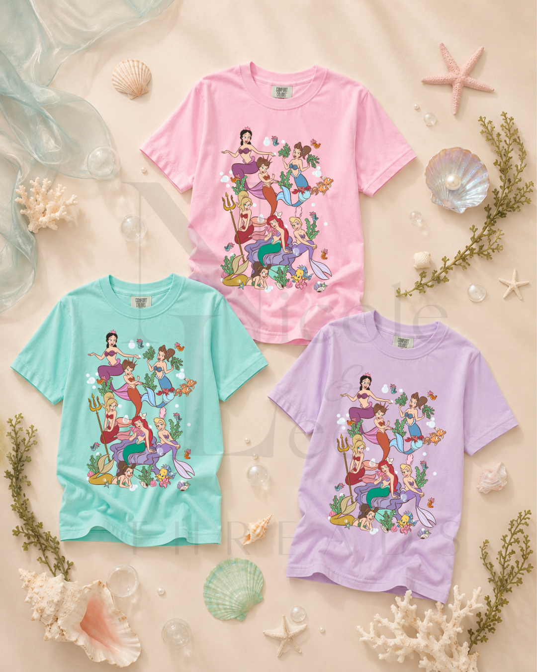 Sisters of the Sea Tee (3 Color Options) Youth/Adult