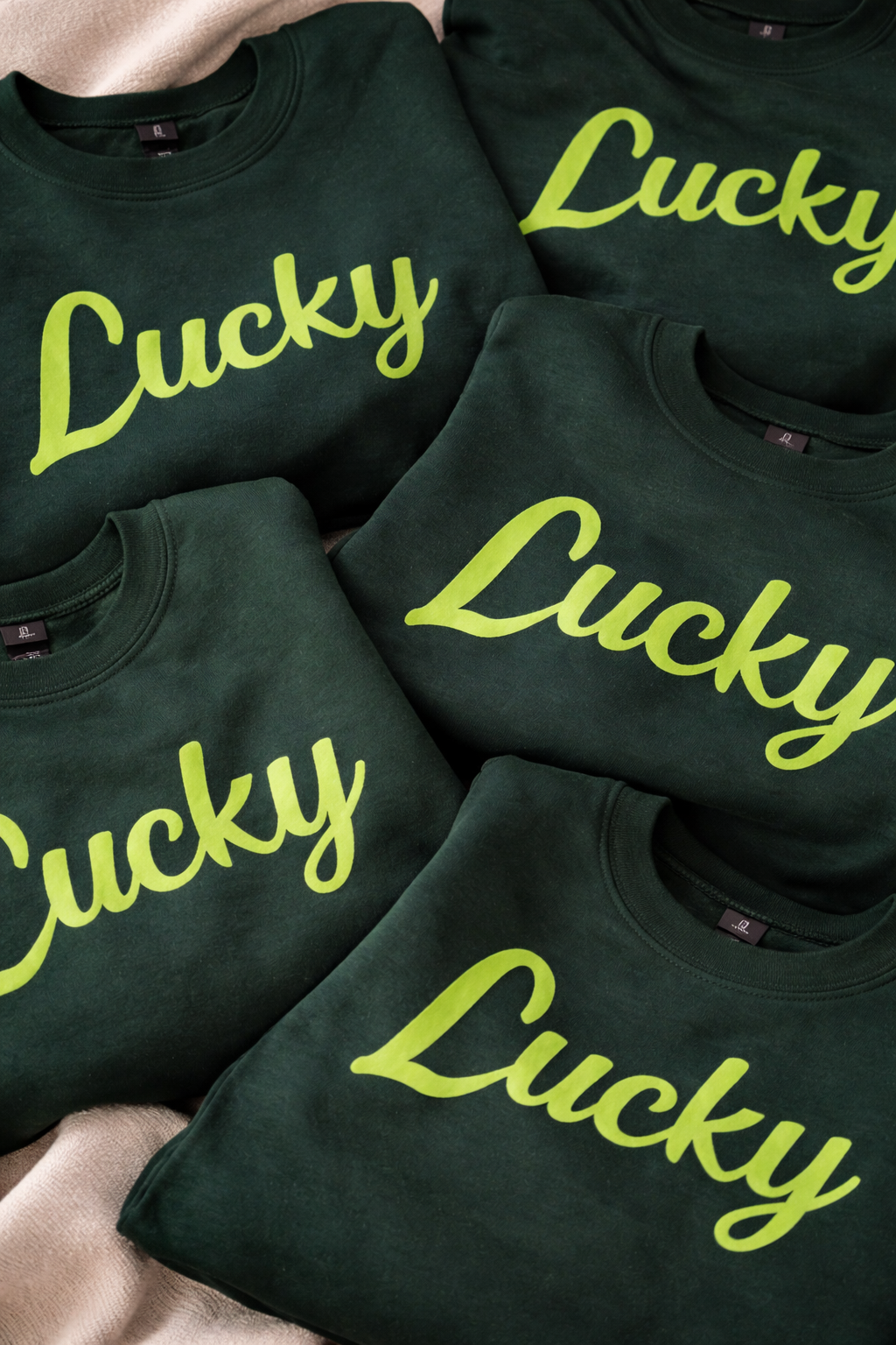 Lucky 3D Puff Sweatshirt- Limited Stock