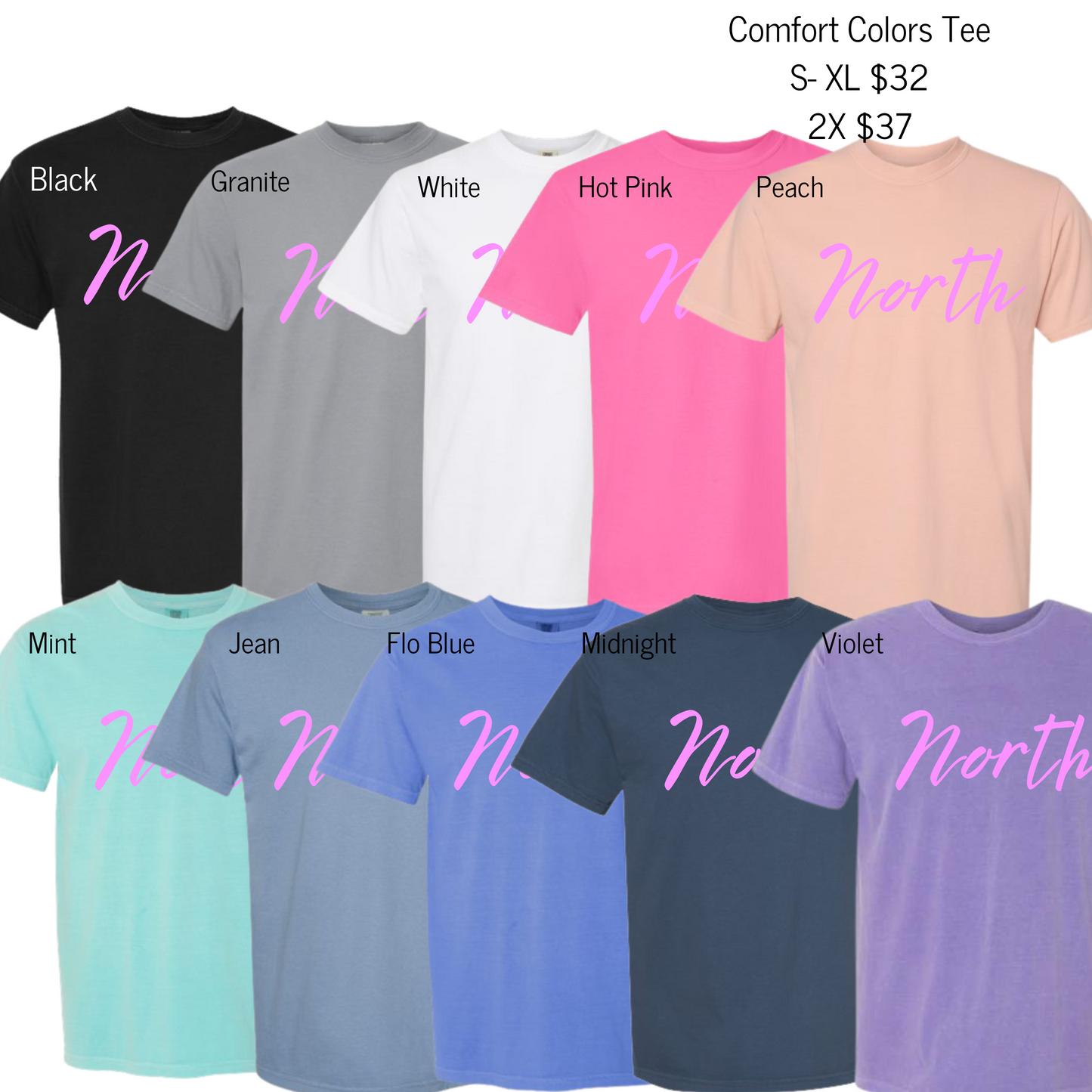 NORTH pink Puff Tee/Sweatshirts