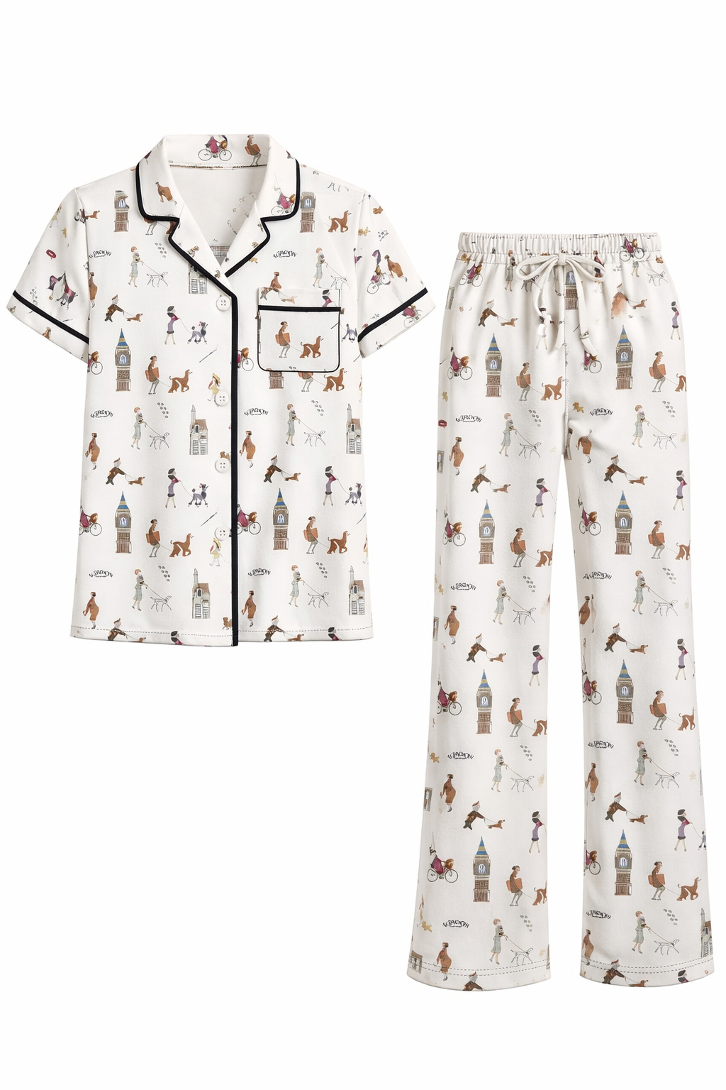 London Dog Walk Adult Shorts/Pant Set (Pre-order ONLY Closes 4.18)