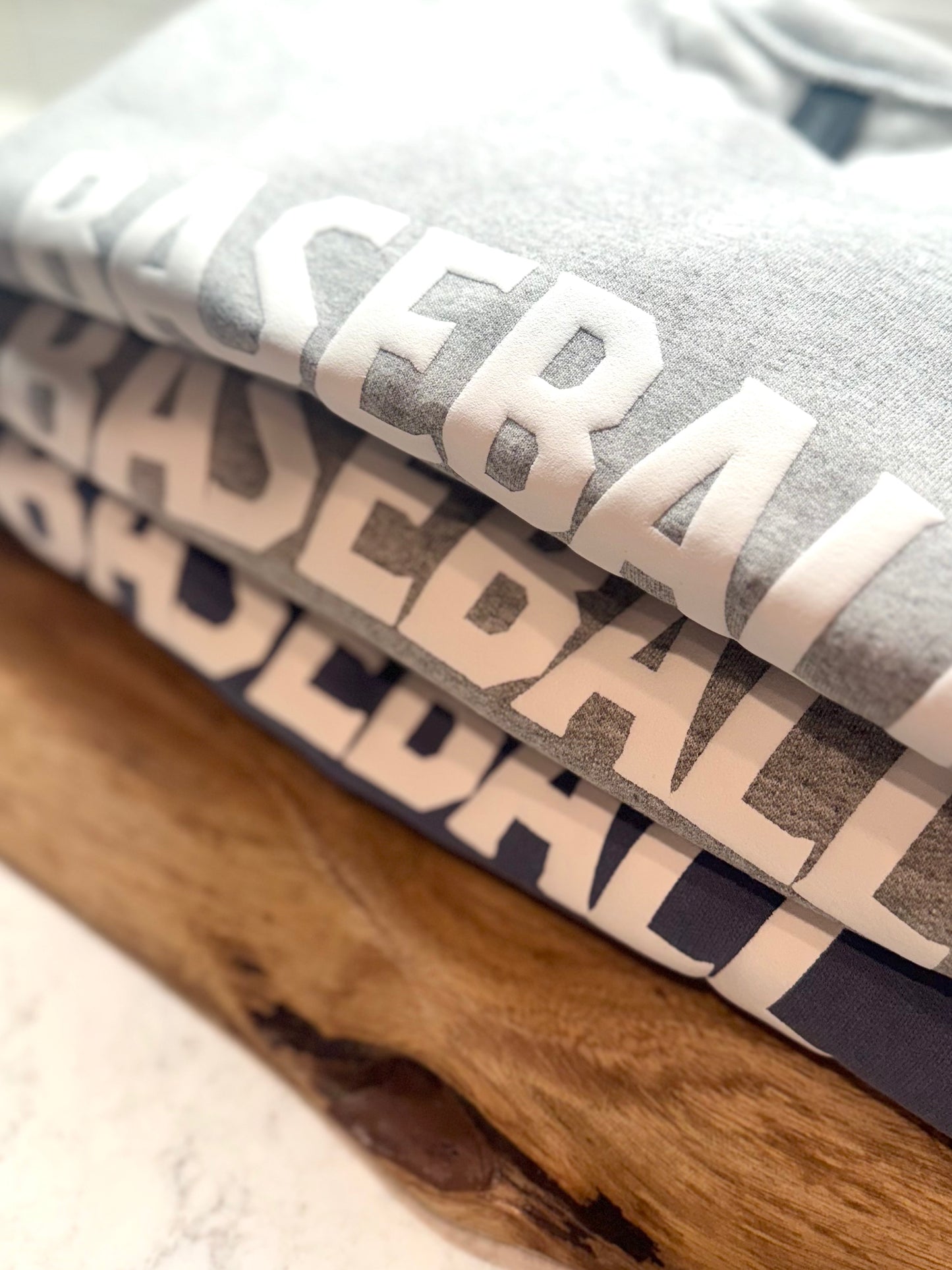 Baseball 3D Puff Letter  (13 Color Options)