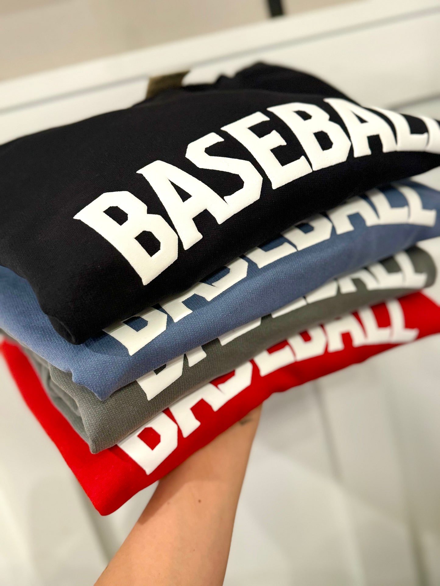 Baseball 3D Puff Letter  (13 Color Options)