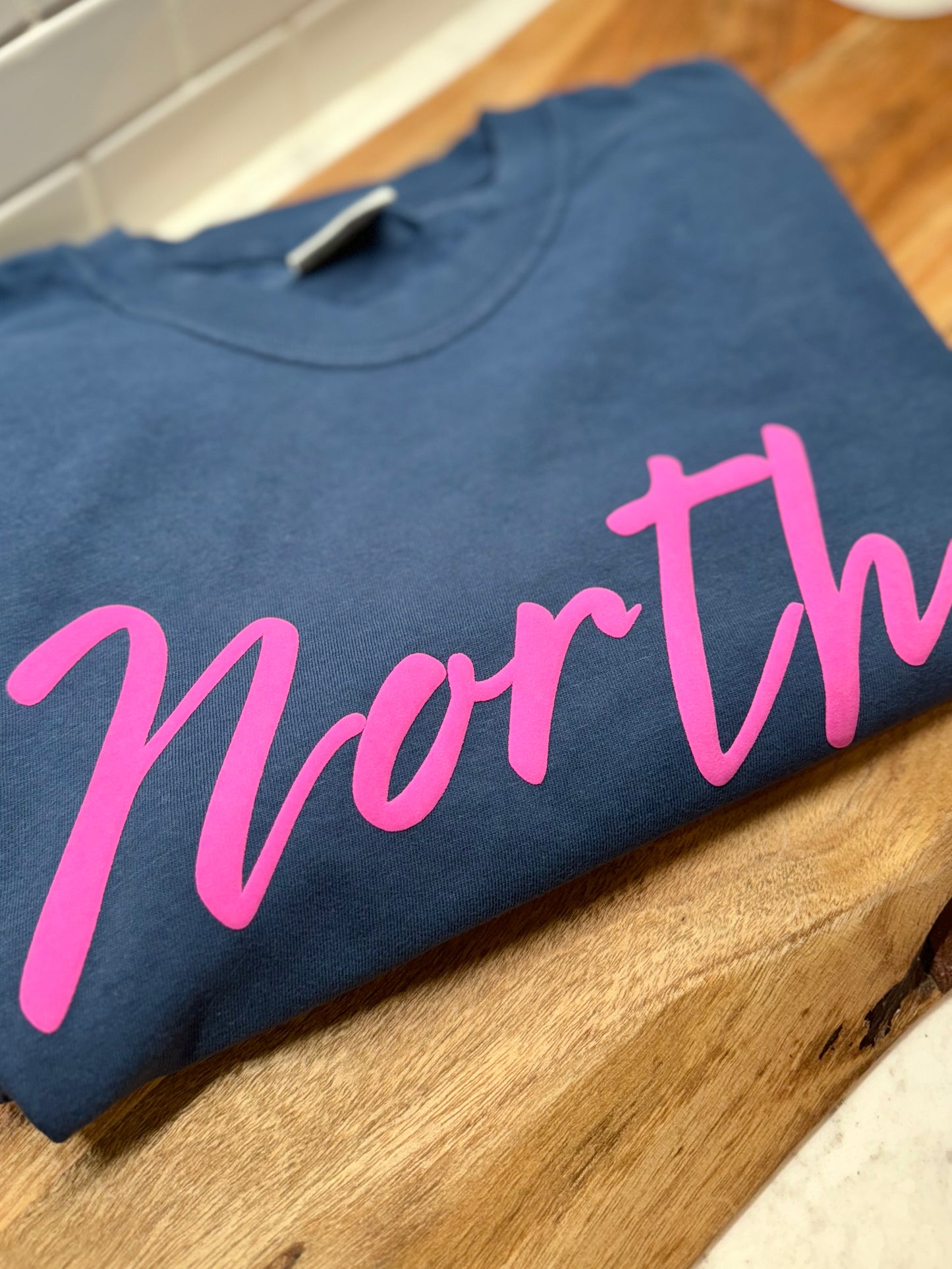 NORTH pink Puff Tee/Sweatshirts