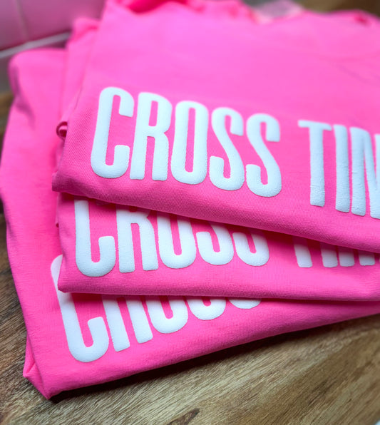 Cross Timbers White Puff Tees/Sweatshirts (30% off at check out)